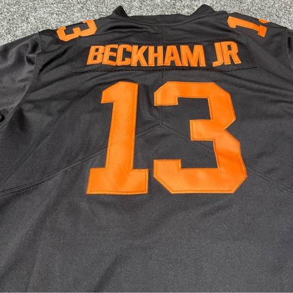 Nike NFL Players Cleveland Browns Odell Beckham Jr #13 Mens L Football Jersey - Picture 8 of 8